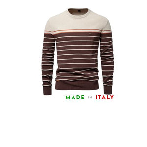 Capri|Elegante maglione a Righe Uomo